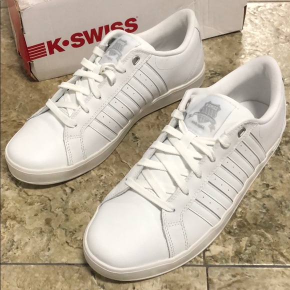 New K-SWISS damaged GALLEN III MENS LOW WHITE SNEAKER SHOE - Picture 4 of 11